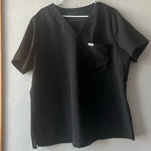 Figs Black Technical Collection Scrub Top Size XXL